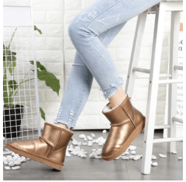 All-Match Women's Warm And Velvet Short-Tube Snow Boots - Trendha