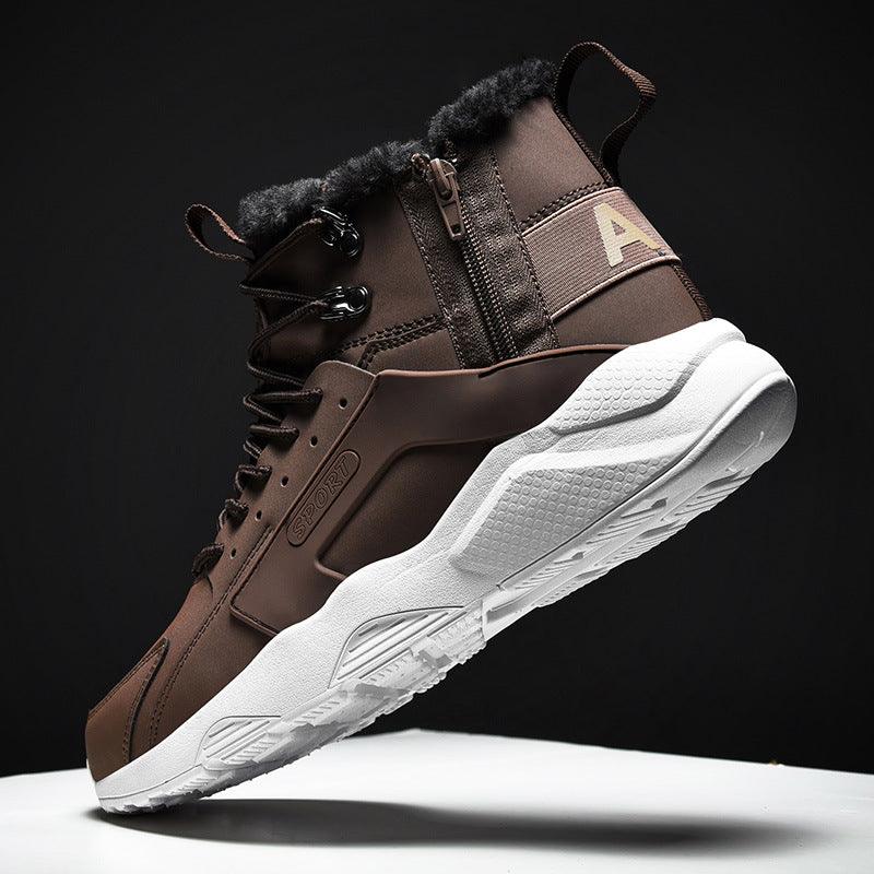 High-top sports casual cotton shoes - Trendha