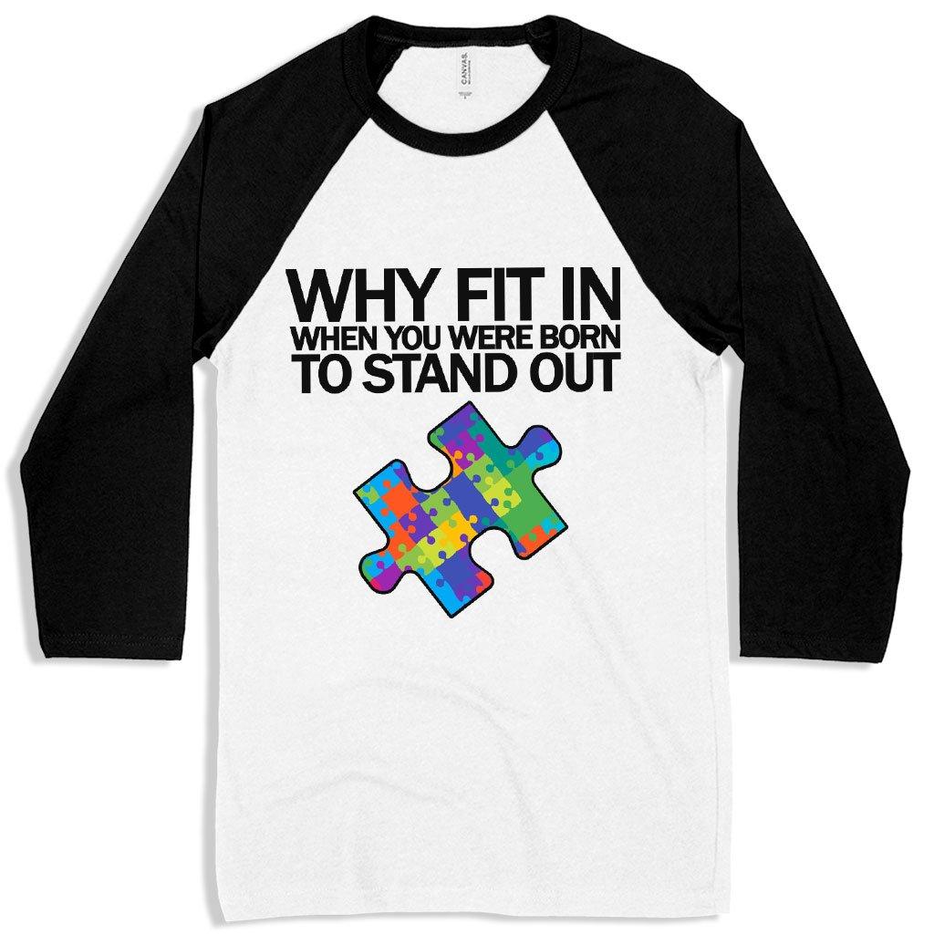 Autism Puzzle Baseball T-Shirt - Autism T-Shirt Ideas - Autism Awareness T-Shirt - Trendha