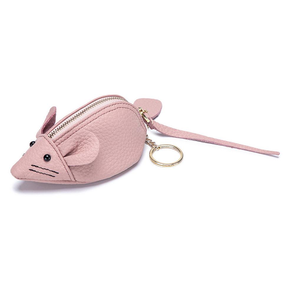 First Layer Cowhide Coin Purse, Leather Key Case, Mini Key Case - Trendha