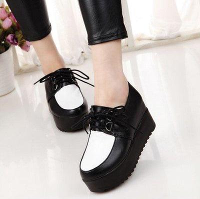 Little leather shoes female 2021 spring new wave Student Korean version of the British style brand shoes, casual shoes, women's shoes. - Trendha