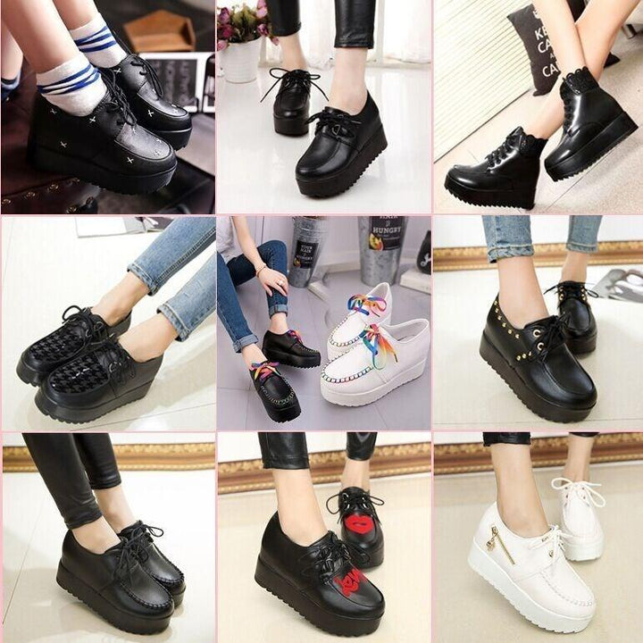 Little leather shoes female 2021 spring new wave Student Korean version of the British style brand shoes, casual shoes, women's shoes. - Trendha