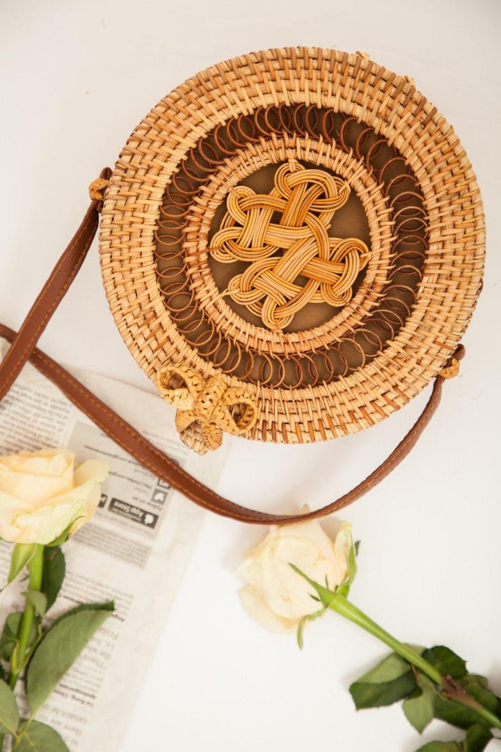 Rattan hand-woven fine woven bag - Trendha