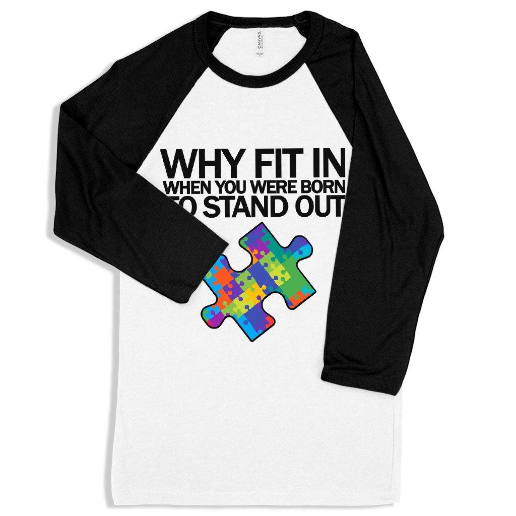 Autism Puzzle Baseball T-Shirt - Autism T-Shirt Ideas - Autism Awareness T-Shirt - Trendha