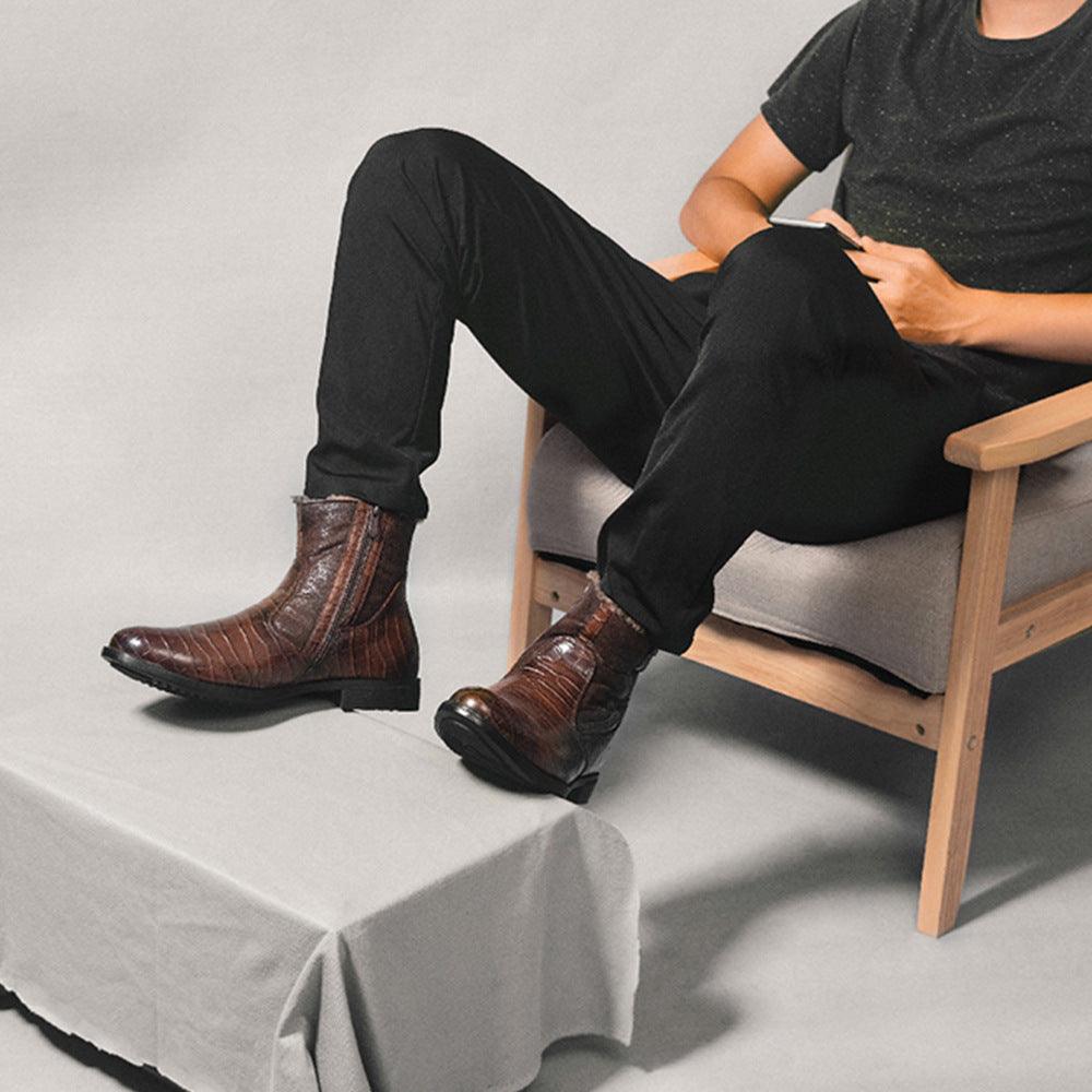 Retro Plush men's Boots - Trendha