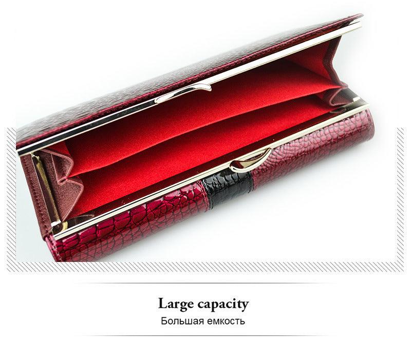 Women's leather wallet coin purse - Trendha