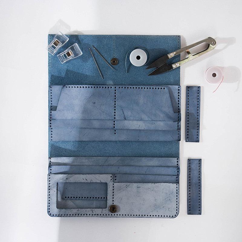 DIY Mist Wax Leather Handmade Wallet Material - Trendha