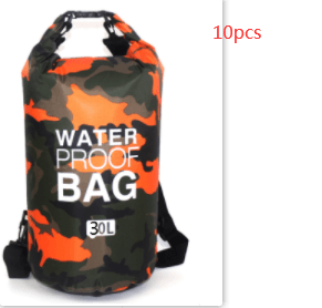 Outdoor Waterproof Bag Camouflage Polyester Double Shoulder Waterproof Bag Portable Beach Backpack - Trendha
