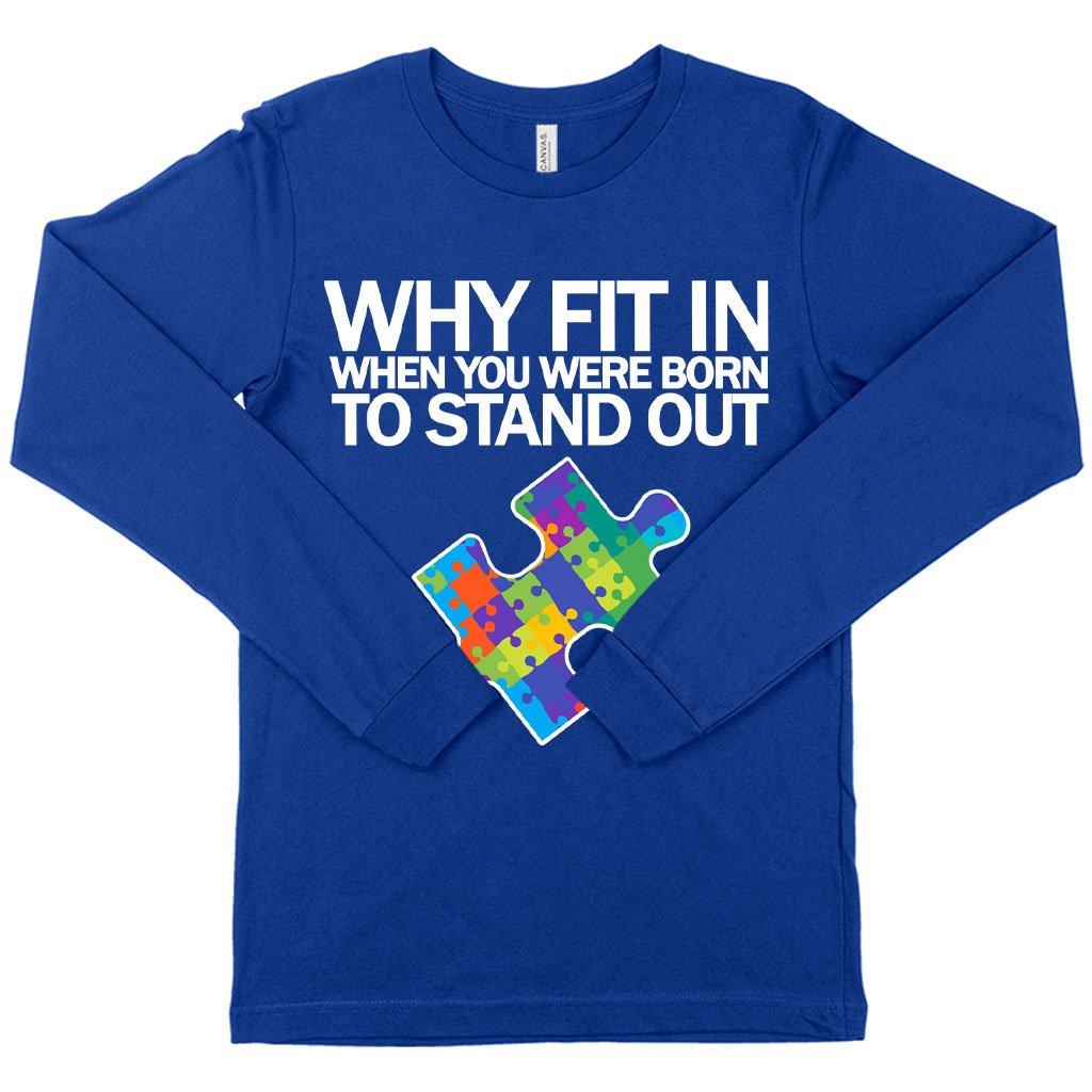 Autism Puzzle Long Sleeve T-Shirt - Autism T-Shirt Ideas - Autism Awareness T-Shirt - Trendha