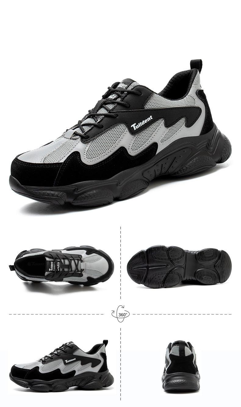 Men's And Women's Same Style Anti-smash And Anti-stab Safety Shoes - Trendha