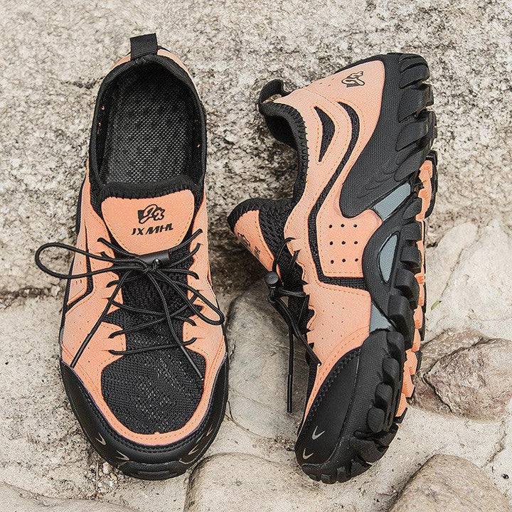 Couple Summer Hiking Outdoor Mesh British Low-top Shoes - Trendha