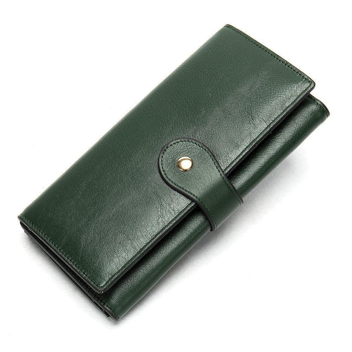Leather lady antimagnetic RFID wallet - Trendha