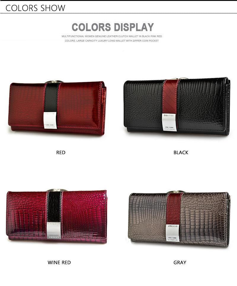 Women's leather wallet coin purse - Trendha