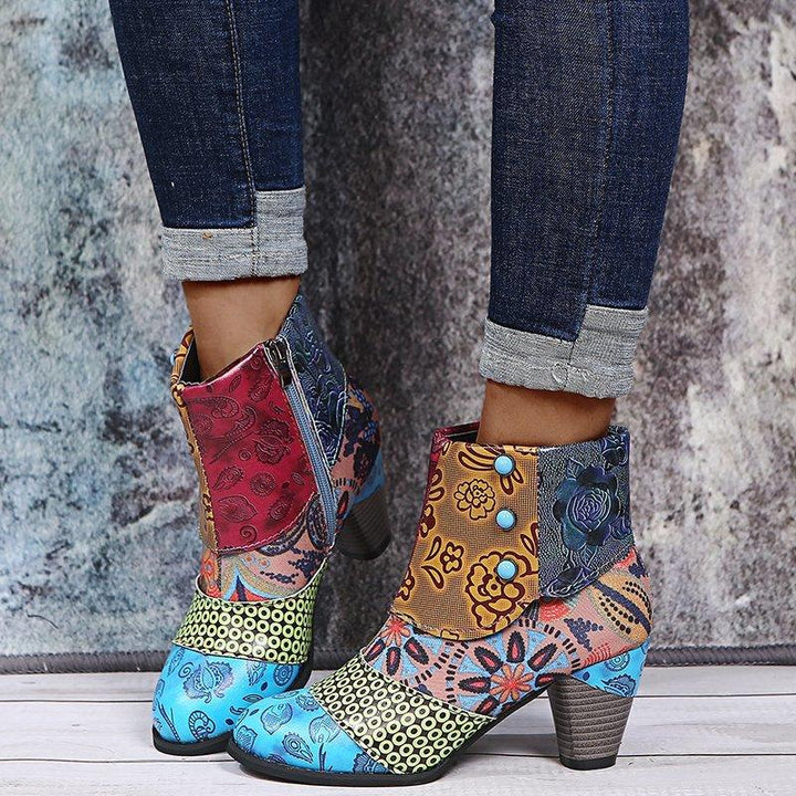Bohemian Women's Martin Boots National Style - Trendha