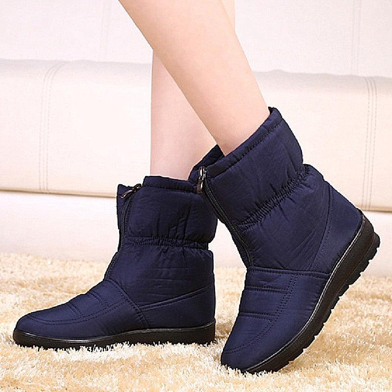 Women's Plus Size Waterproof Cloth New Style Snow Boots - Trendha