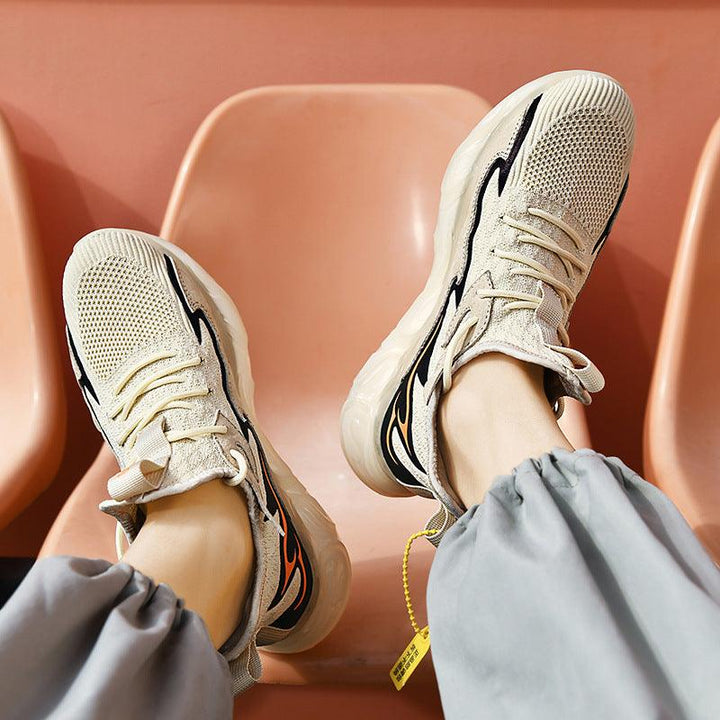 New Summer Men's Shoes Korean Breathable Basketball - Trendha