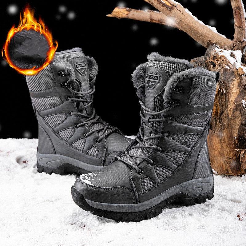 Winter Plus Velvet Army Boots for Mens - Trendha