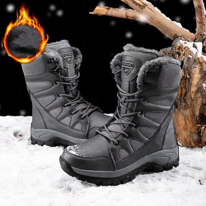 Winter Plus Velvet Army Boots for Mens - Trendha