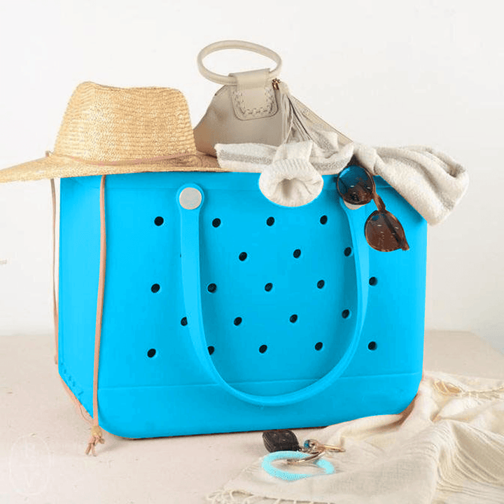 EVA Portable Waterproof Beach Tote Bag Big Handbag For The Beach Sports Travel Bags - Trendha
