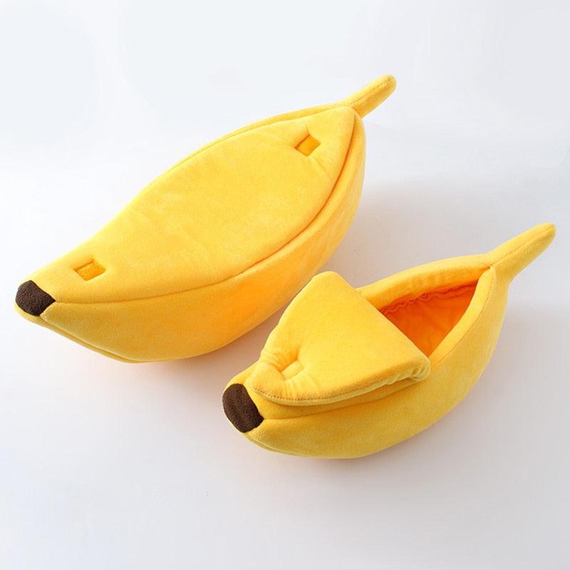 Banana Shaped Cat Bed - Trendha