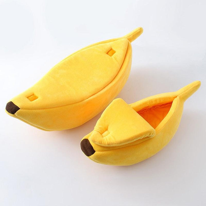 Banana Shaped Cat Bed - Trendha