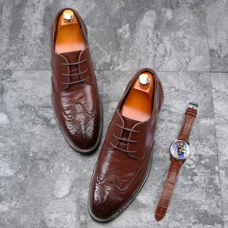 Fashion Men's Shoes With Laces Fashion Casual Leather - Trendha