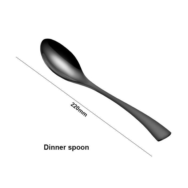 Black Flatware Stainless Steel - Trendha