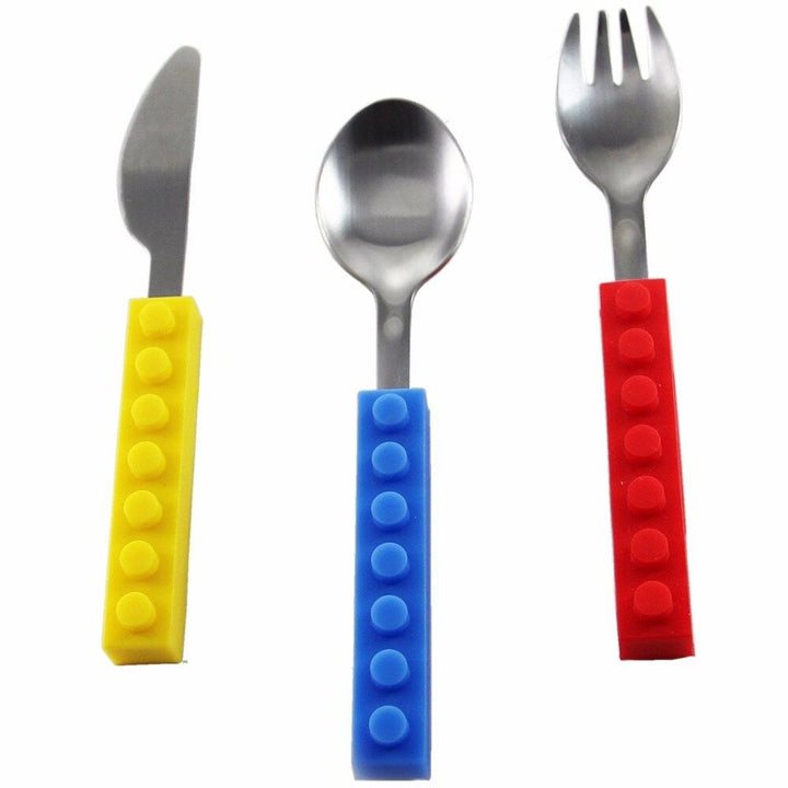 Bricks Decorated Cutlery Set - Trendha