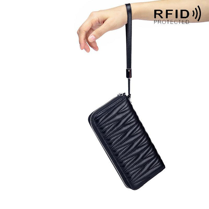 Women's Long Multifunctional Leather Large Capacity Wallet - Trendha