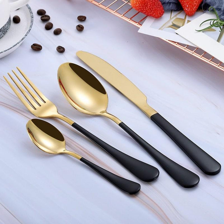 Eco-Friendly Stainless Steel Tableware 4 pcs Set - Trendha
