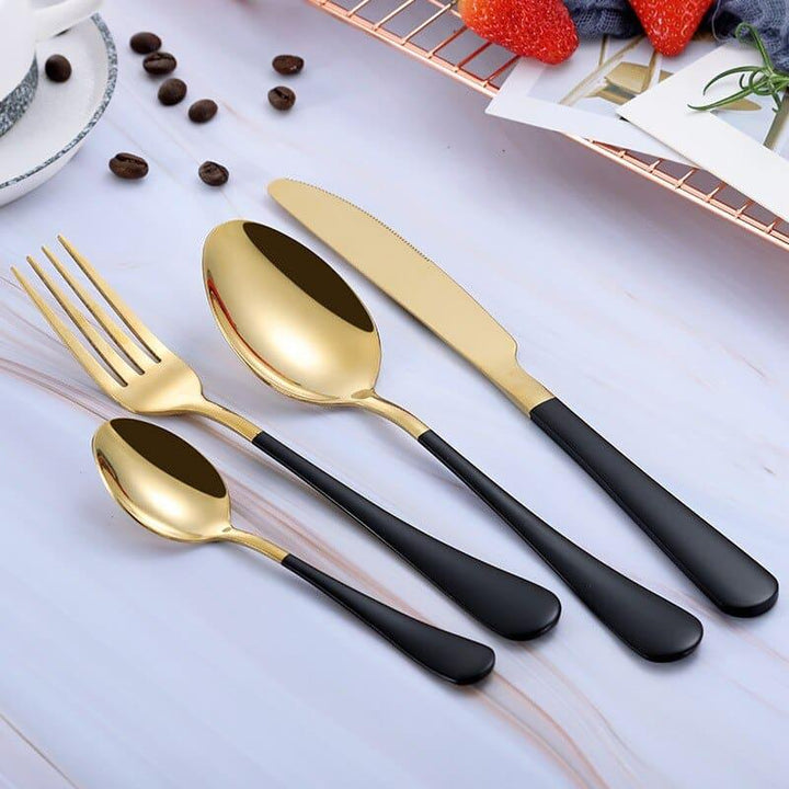 Eco-Friendly Stainless Steel Tableware 4 pcs Set - Trendha