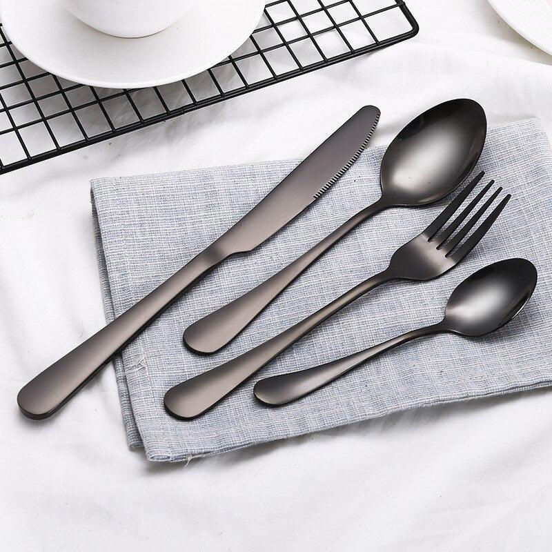 Eco-Friendly Stainless Steel Tableware 4 pcs Set - Trendha