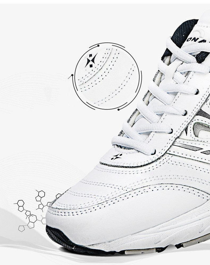 Leather Men's Sports Shoes Men's Hiking Running - Trendha