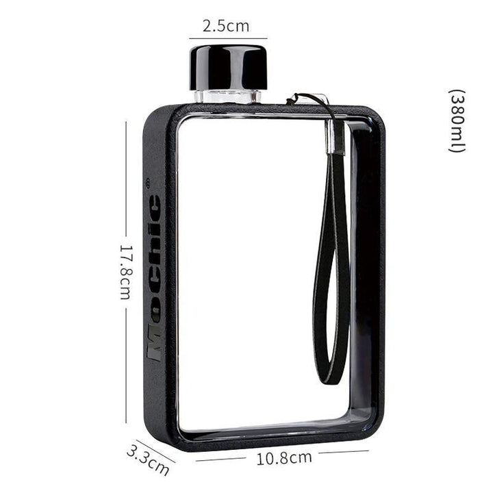 Flat Water Bottle with Bag - Trendha