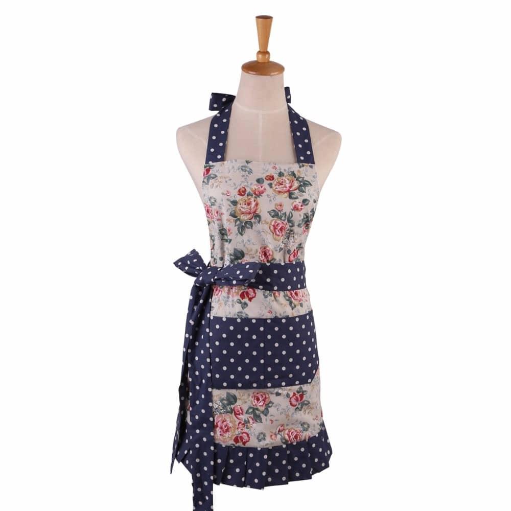 Floral 100% Cotton Apron for Women - Trendha