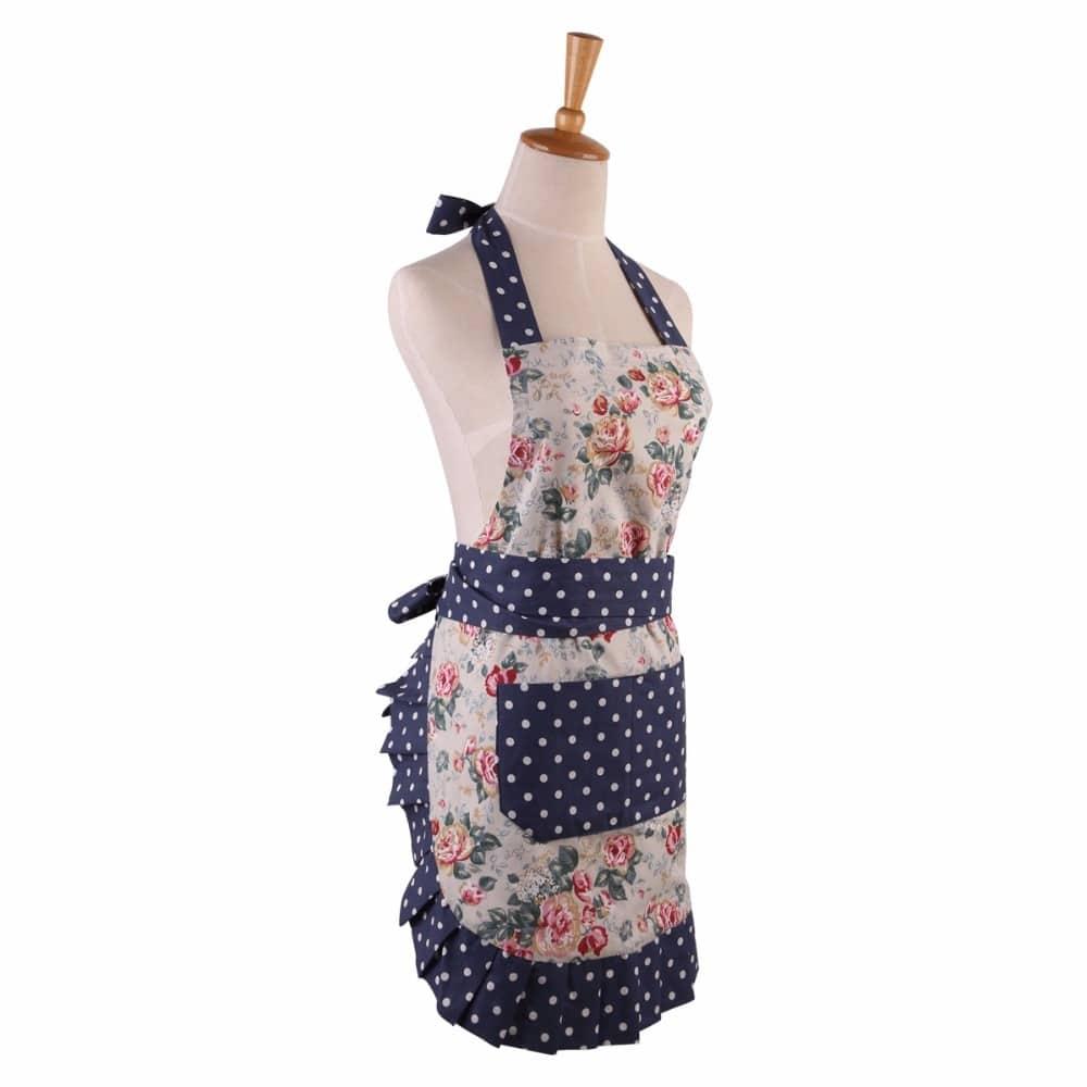 Floral 100% Cotton Apron for Women - Trendha