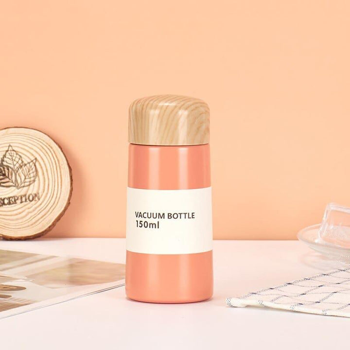 Floral Double Wall Water Bottle with Straw - Trendha