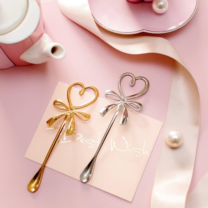 Mini Tea Spoon in Heart Shape - Trendha