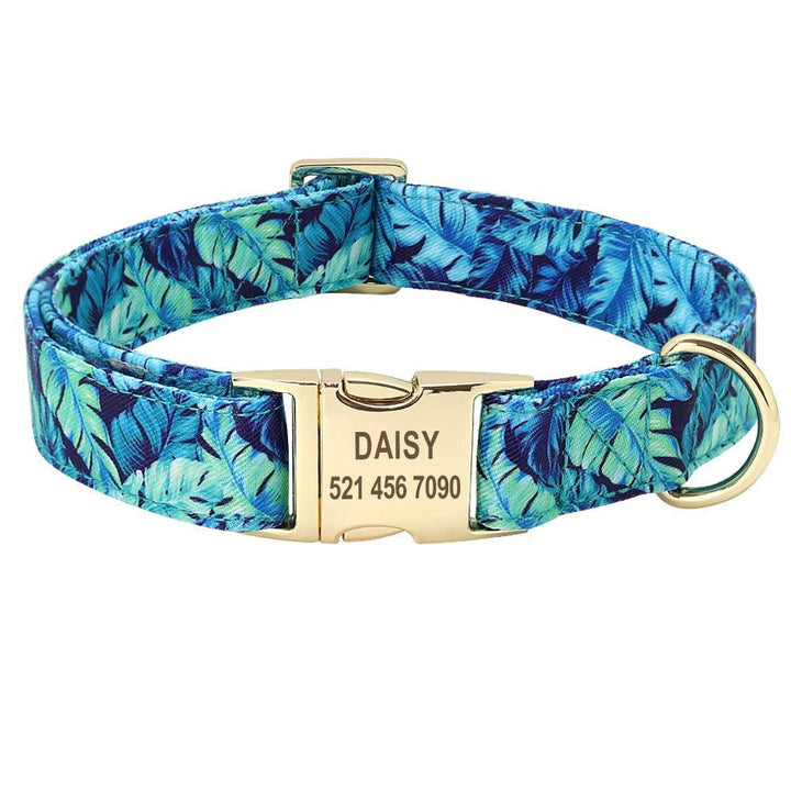 Nylon Engraved Nameplate Collar - Trendha