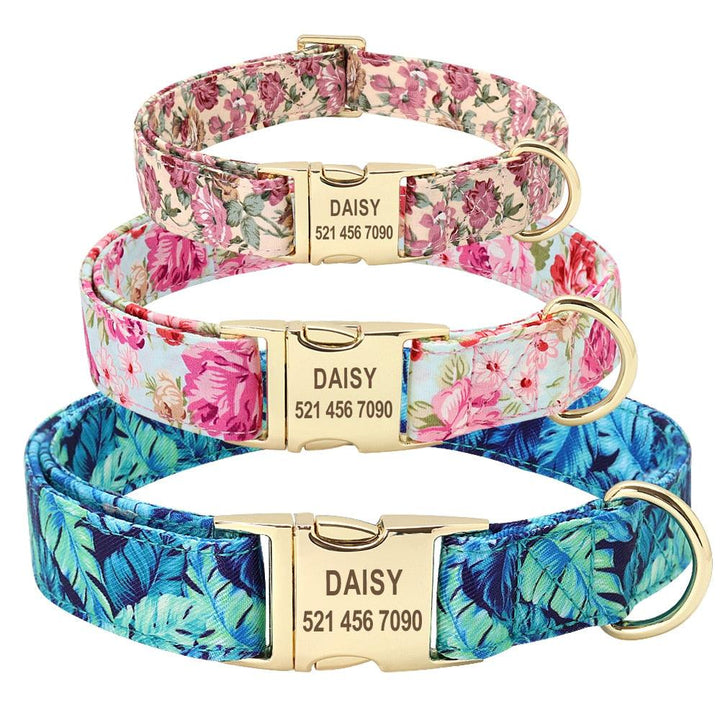 Nylon Engraved Nameplate Collar - Trendha