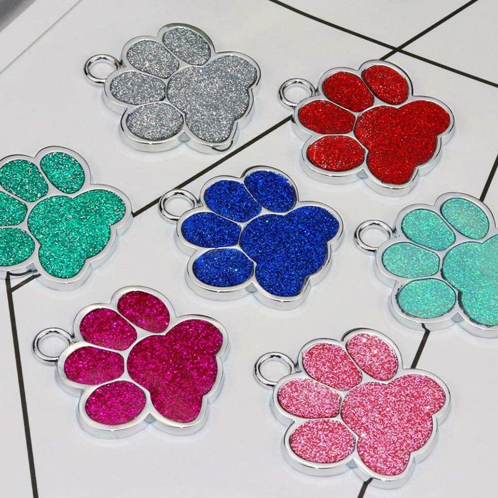 Paw Shaped Personalized Pet ID Tag - Trendha