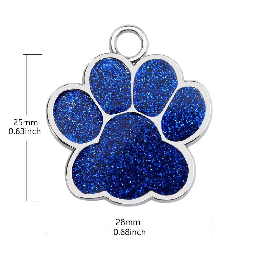 Paw Shaped Personalized Pet ID Tag - Trendha