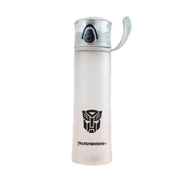 Portable Fitness Water Bottle with Superheroes Print - Trendha