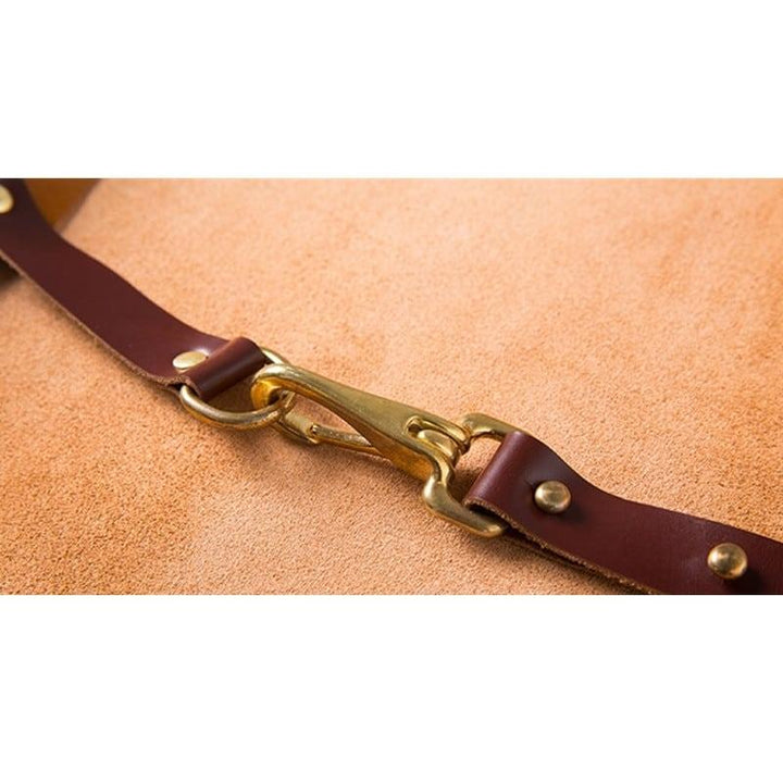 Unisex Leather Sleeveless Apron for Kitchen - Trendha