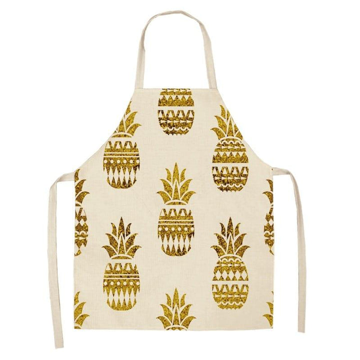 Women's Bronze Patterned Kitchen Apron - Trendha
