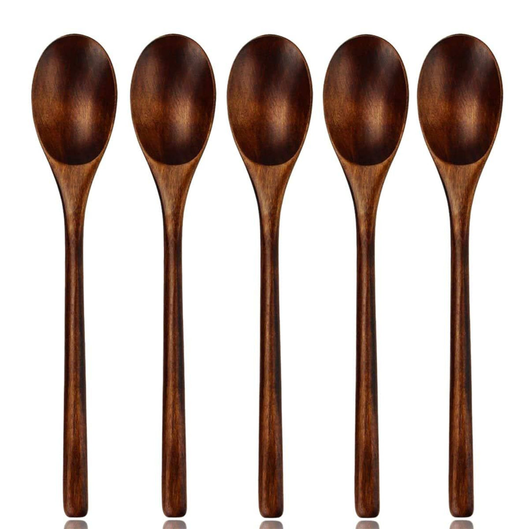 Wooden Spoons 5 Pcs Set - Trendha