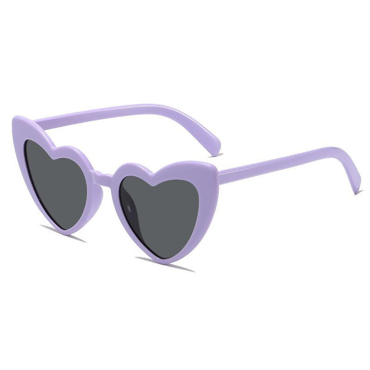 Heart-Shaped Cat Eye Sunglasses for Women