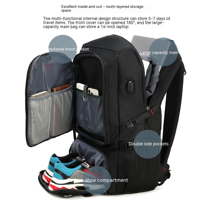 Large Capacity Business Short Trip Men's Backpack Travel