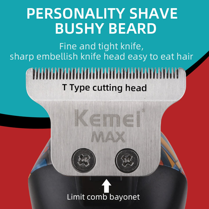 Digital Display Professional Men's Hair Clipper