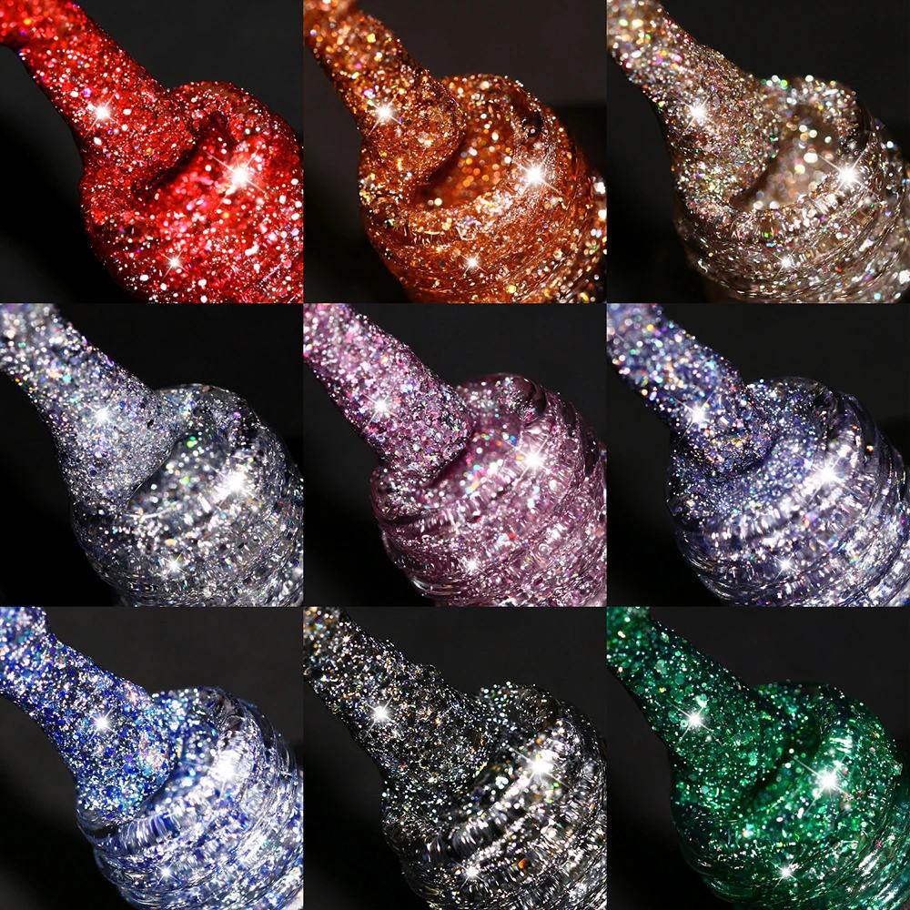 10ML Reflective Glitter Gel Nail Polish